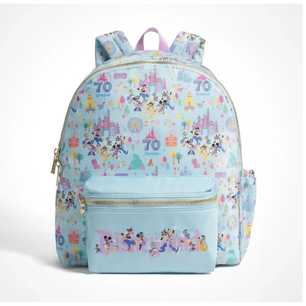 Disney Parks Stoney Clover Lane Disneyland 70th Anniversary Backpack Blue NWT